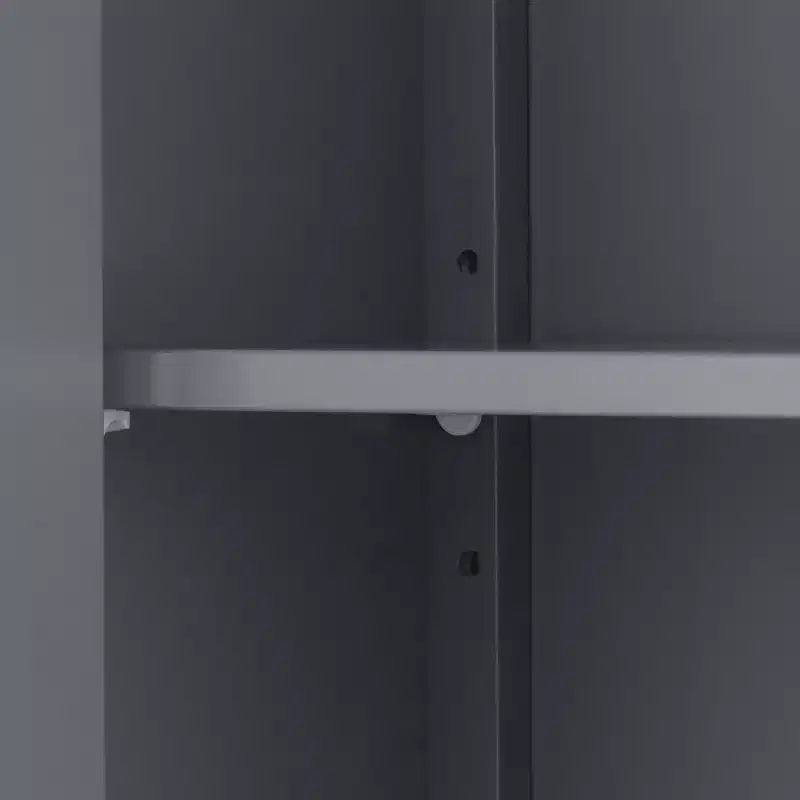 Meuble de rangement de salle de bain en bois avec tiroir, Gris