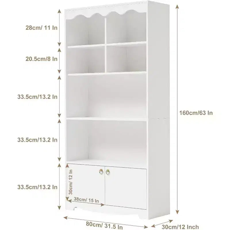 Étagère en bois à 5 niveaux, armoire de rangement, bureau, salle d'étude, cuisine