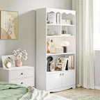 Étagère en bois à 5 niveaux, armoire de rangement, bureau, salle d'étude, cuisine