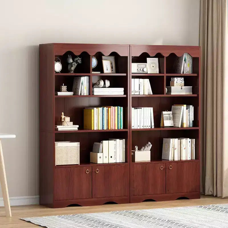 Étagère en bois à 5 niveaux, armoire de rangement, bureau, salle d'étude, cuisine
