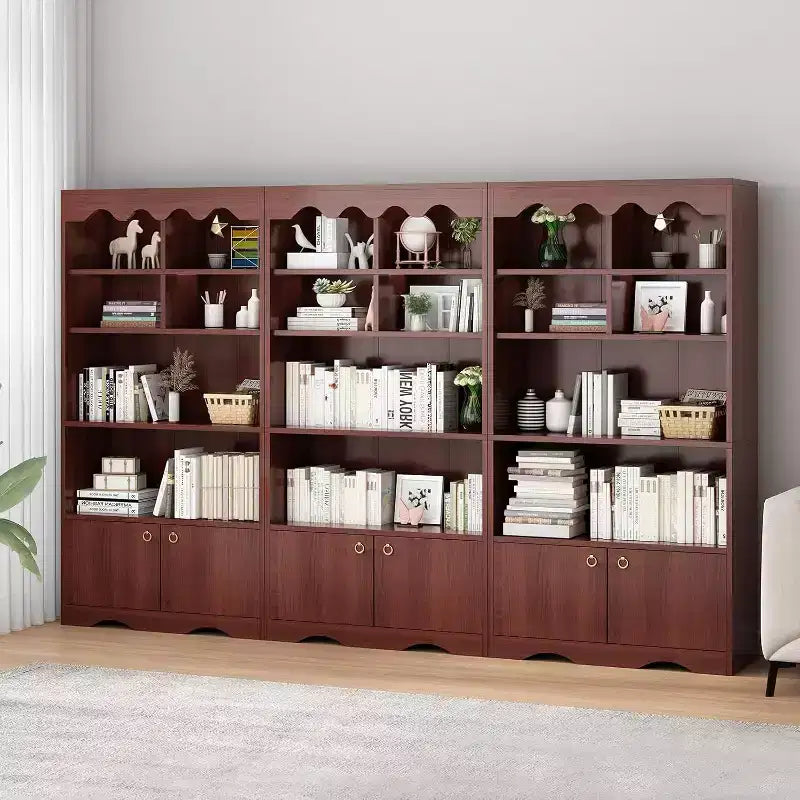 Étagère en bois à 5 niveaux, armoire de rangement, bureau, salle d'étude, cuisine