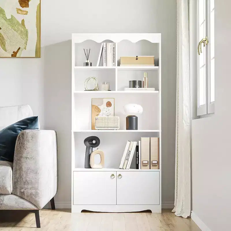 Étagère en bois à 5 niveaux, armoire de rangement, bureau, salle d'étude, cuisine