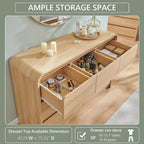 Commode verticale moderne à 6 tiroirs – Armoire de rangement en bois, commode pour chambre et salon
