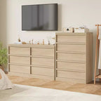 Commode pour chambre à coucher, avec grands tiroirs de rangement, organisateur moderne pour salon, chambre d'enfant, entrée