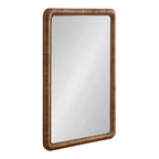 Kate and Laurel Rahfy Beaded Rectangle Framed Mirror
