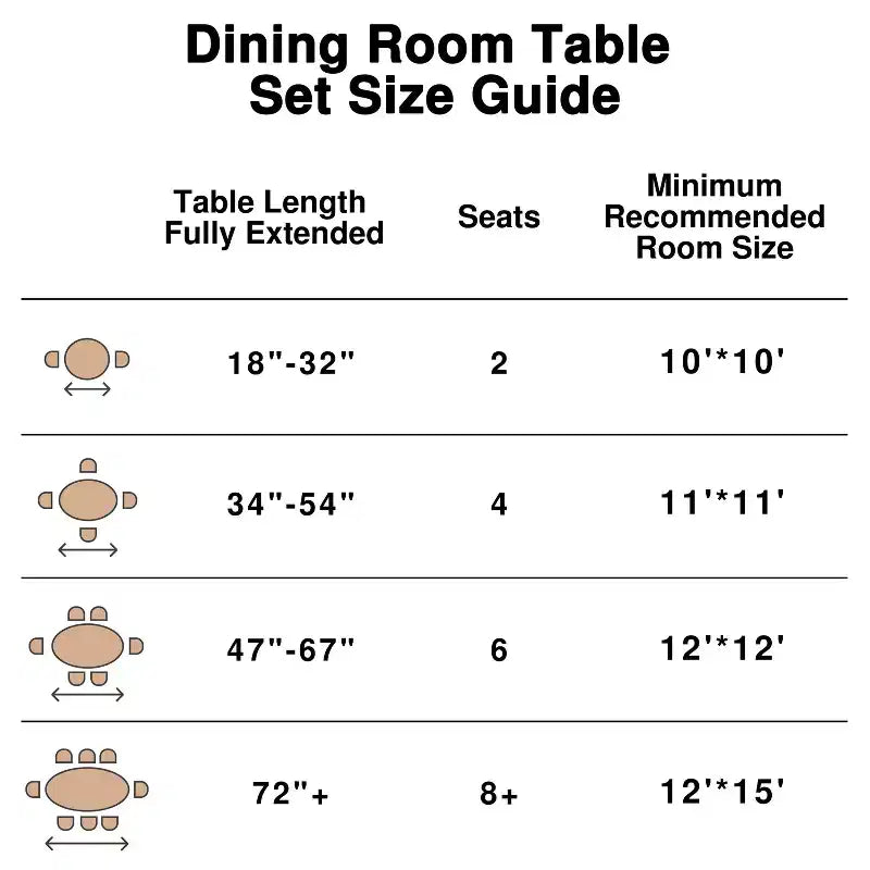 Table de salle à manger ronde en bois massif avec finition noyer et pieds arqués pour salles à manger et cuisines modernes