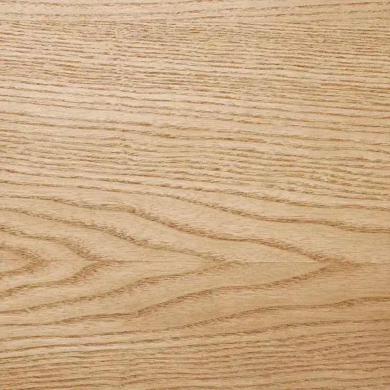 Guéridon festonné en bois avec tiroirs - Bois naturel
