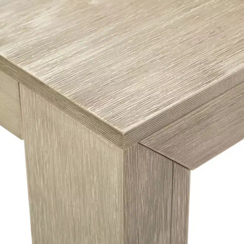 Table en bois massif à hauteur de comptoir, table à manger carrée moderne, 4 places