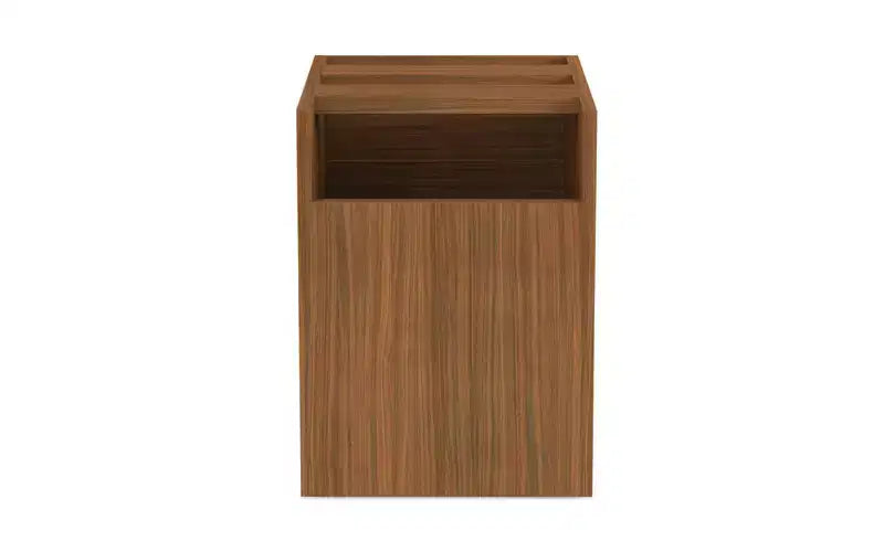 Classeur suspendu à caisson, 2 tiroirs (boîte/classeur), format légal/lettre, Noyer moderne