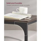 Table d'appoint en C pour canapé ou petit plateau TV pour salon ou chambre