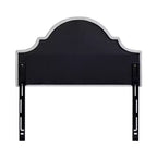 Tête de lit capitonnée Queen Size, tissu lin, hauteur réglable