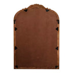 Miroir mural en bois cintré