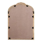 Miroir mural en bois cintré